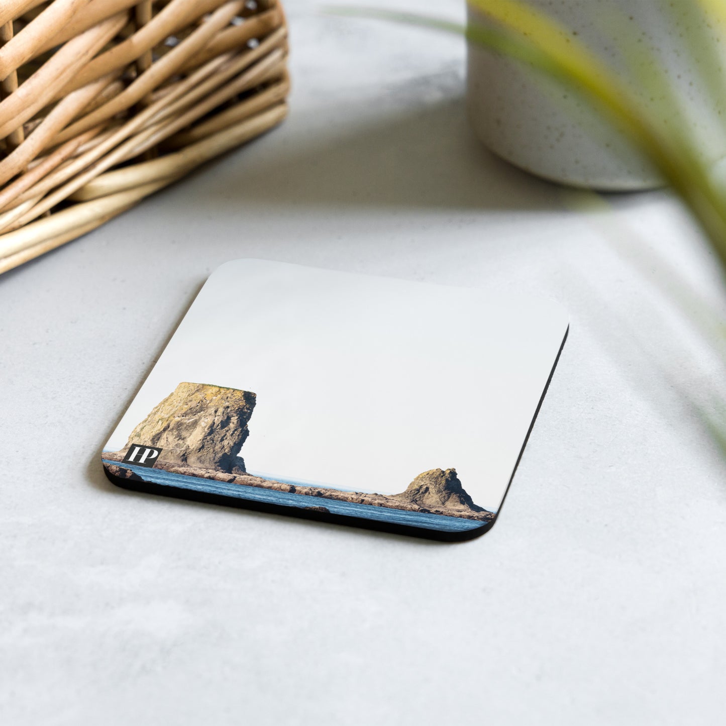 Rocks at Second Beach (1) Coaster