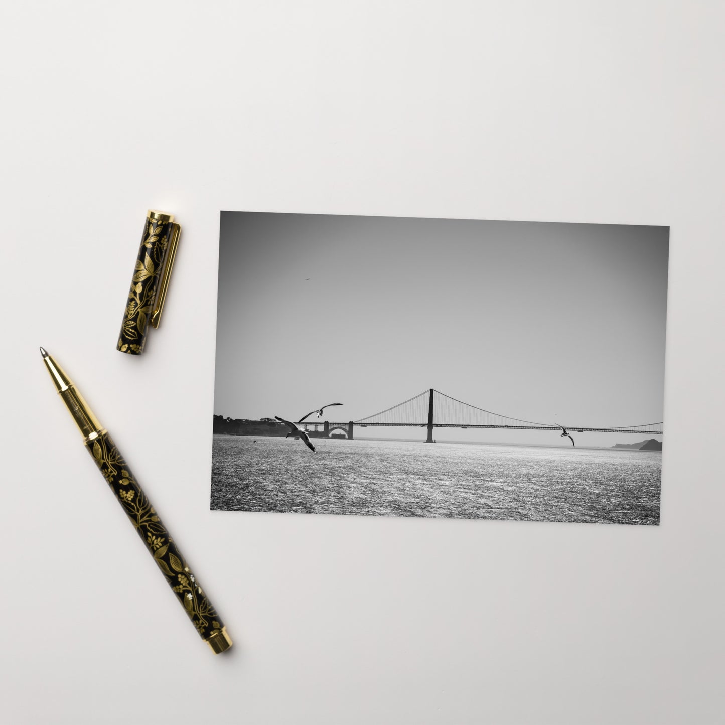 Golden Gate from Lockup Greeting Card