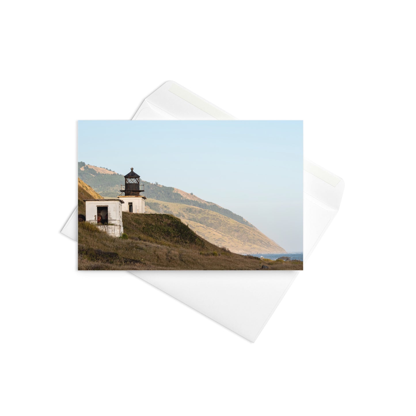 Lost Coast Lighthouse Greeting Card