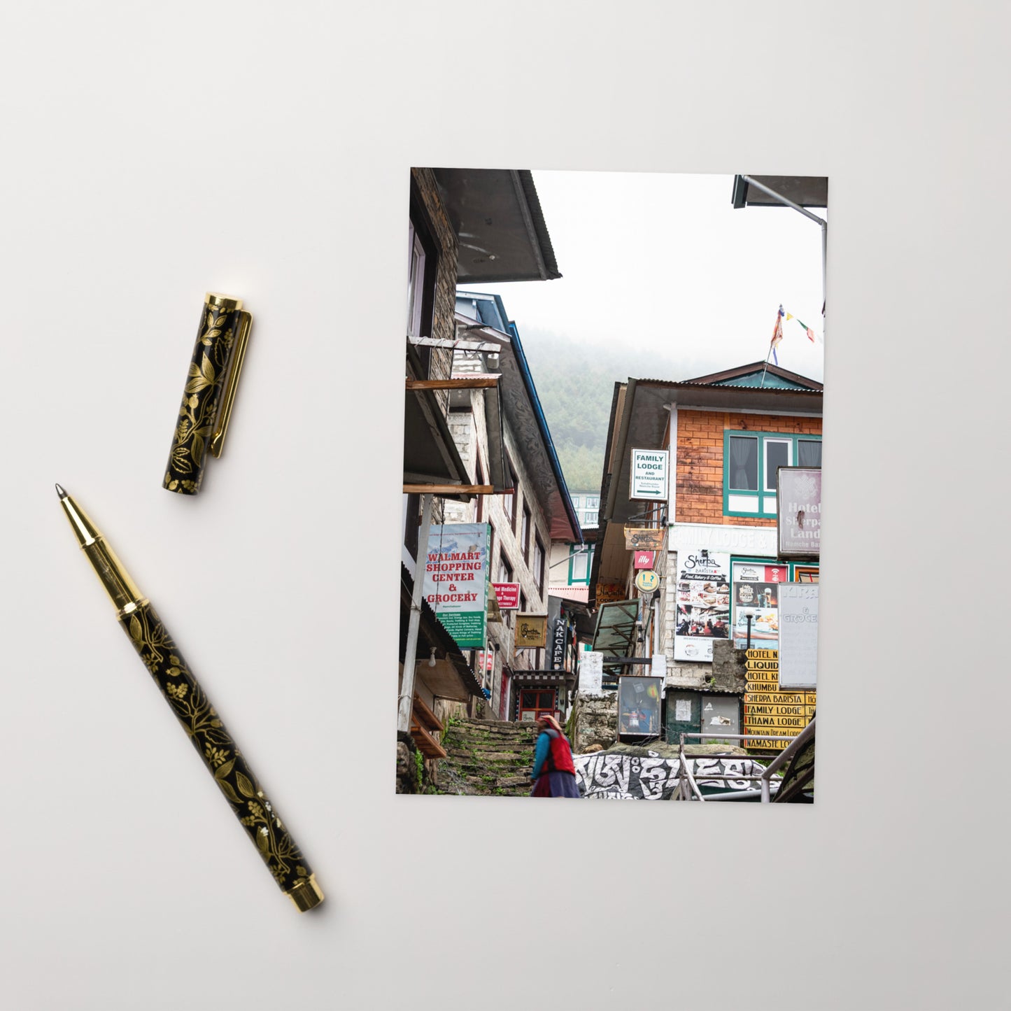 Ad Overload Greeting Card