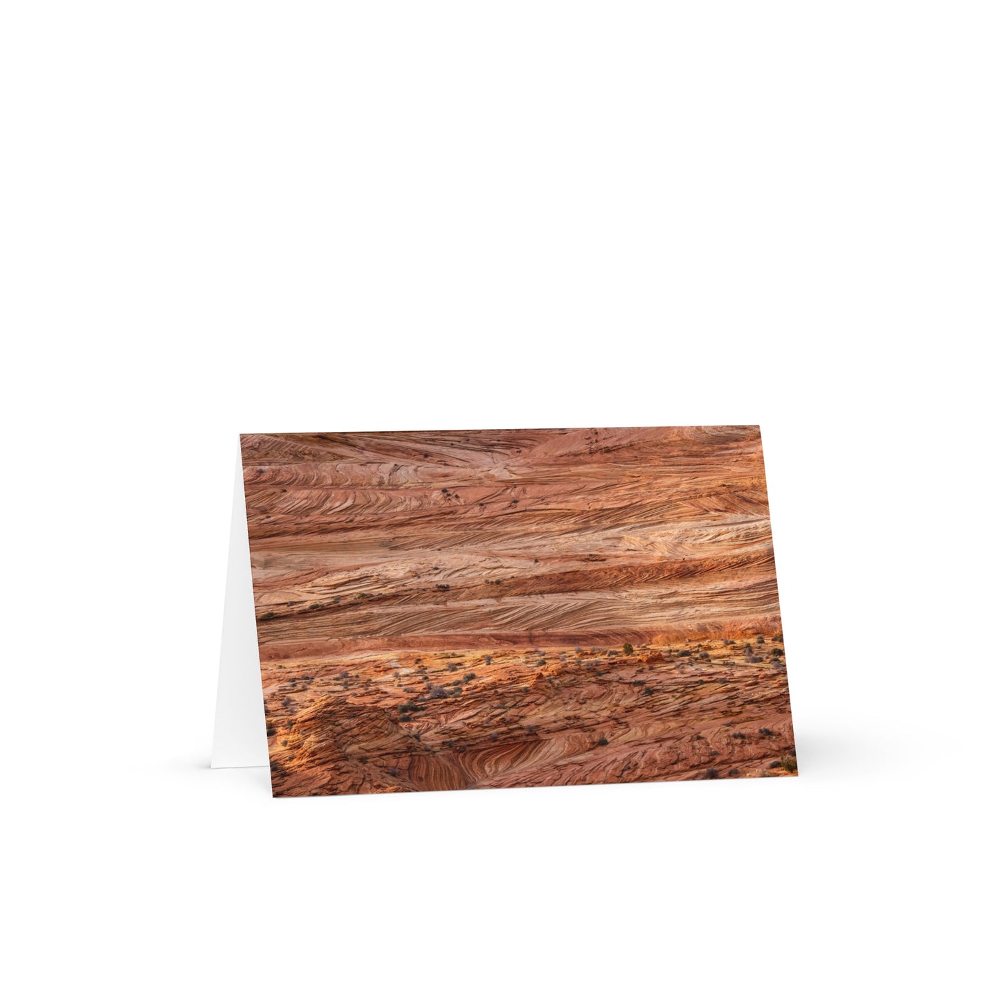 Petrified Waves Greeting Card