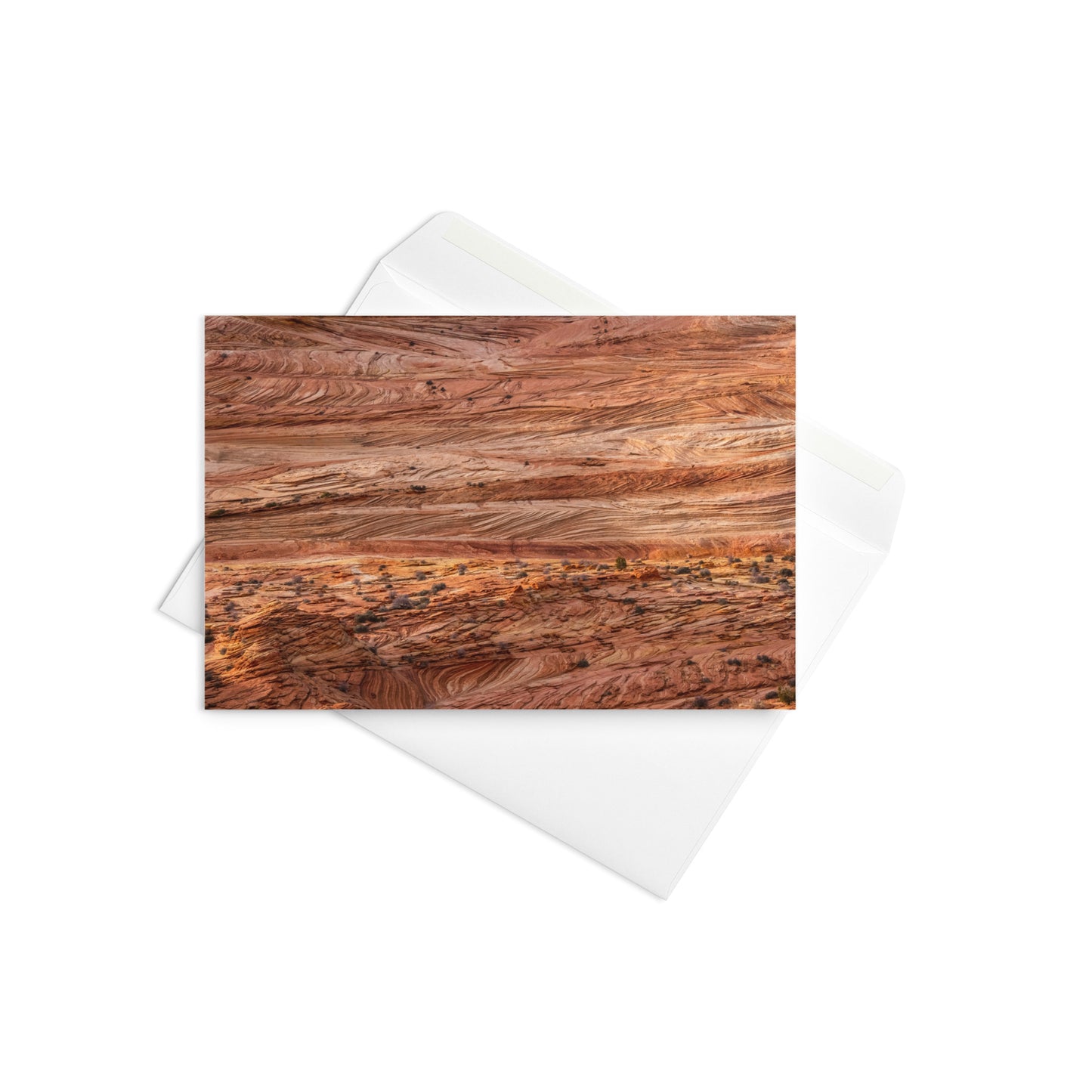 Petrified Waves Greeting Card