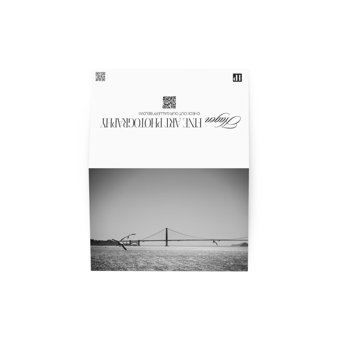 Golden Gate from Lockup Greeting Card