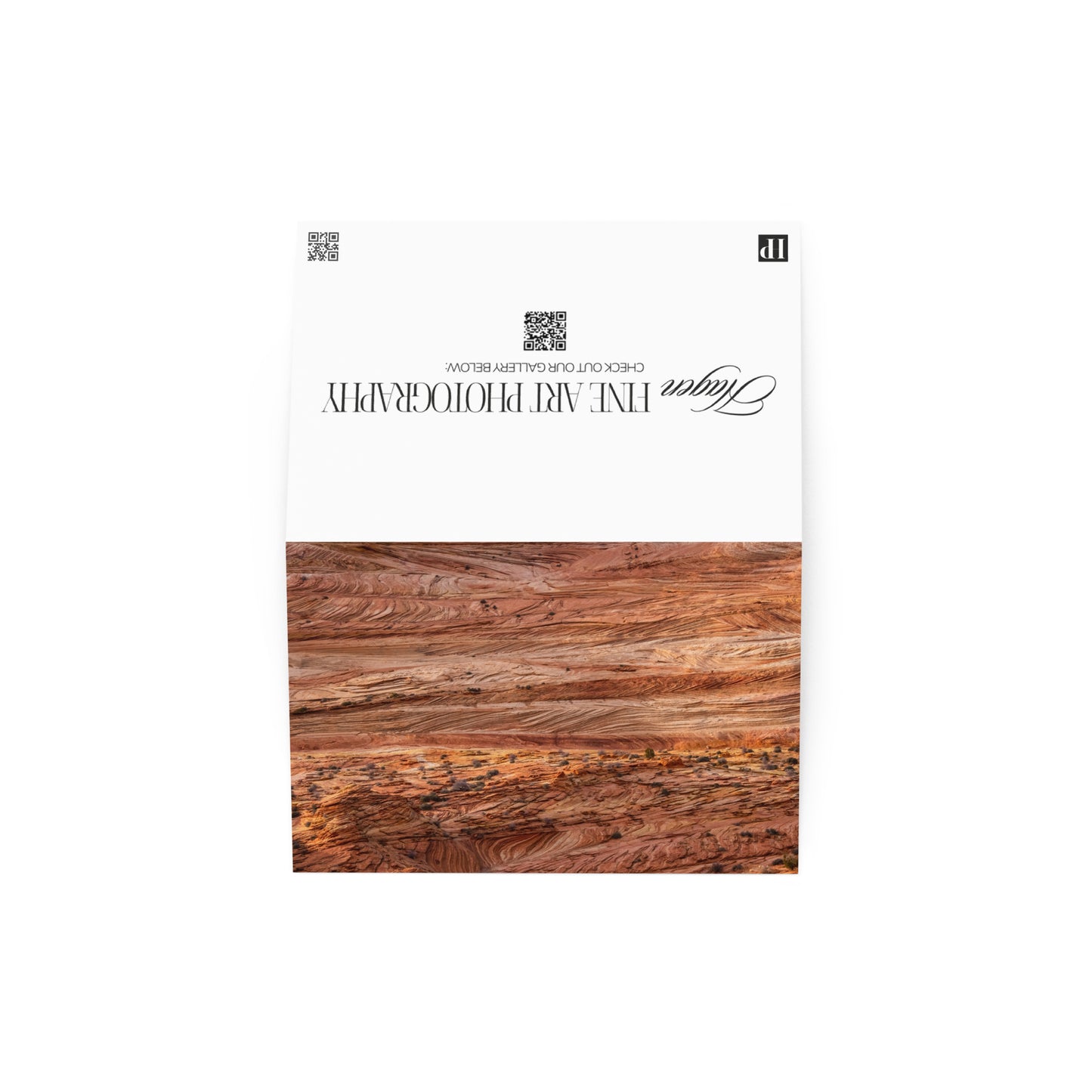 Petrified Waves Greeting Card