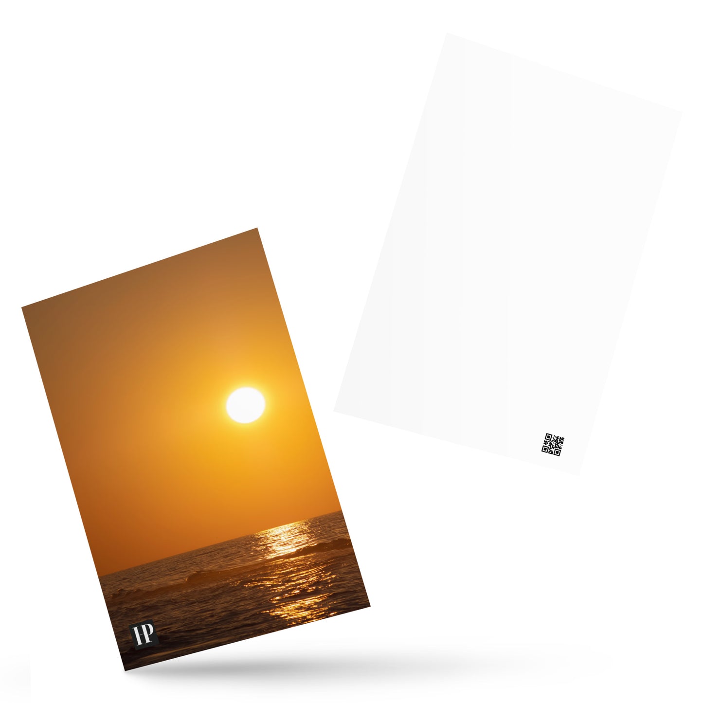 Burning Sea Postcard