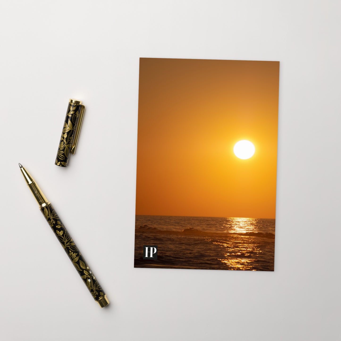 Burning Sea Postcard