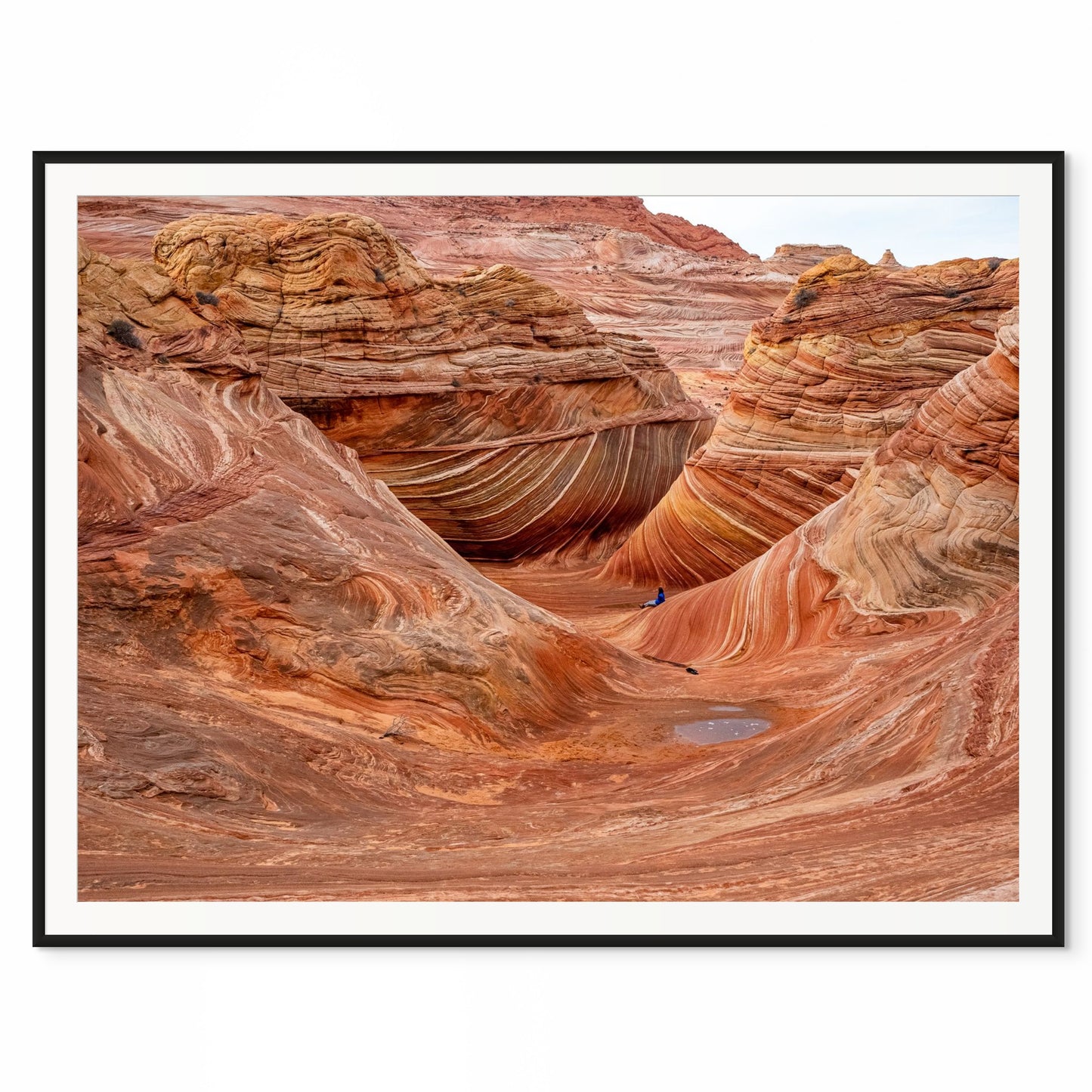 Woman Amidst Rock. The Wave, Arizona. /20