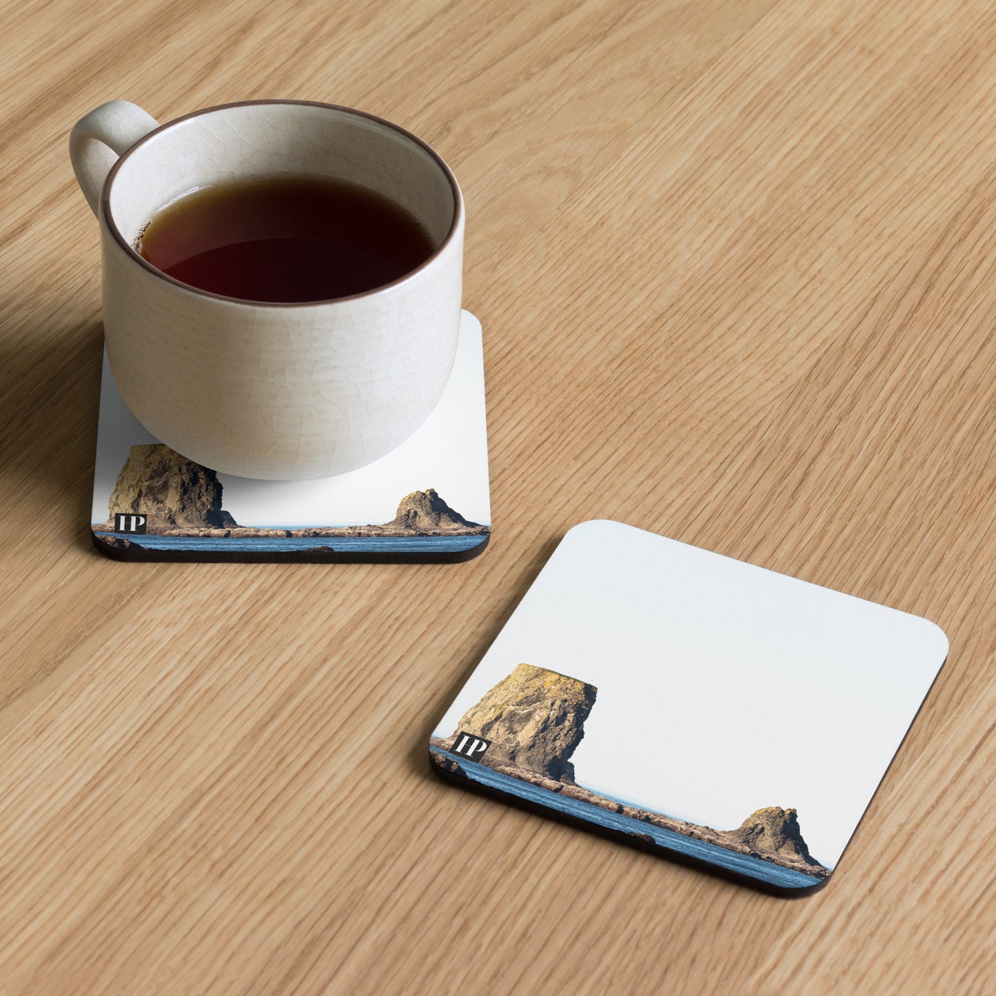 Rocks at Second Beach (1) Coaster