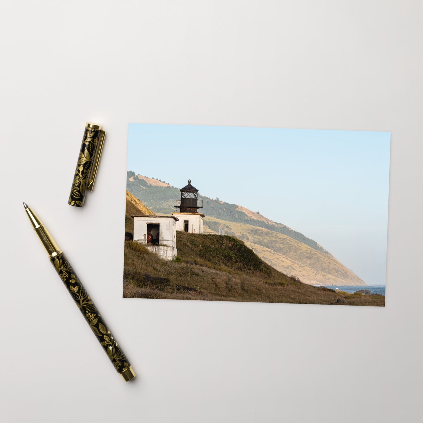 Lost Coast Lighthouse Greeting Card