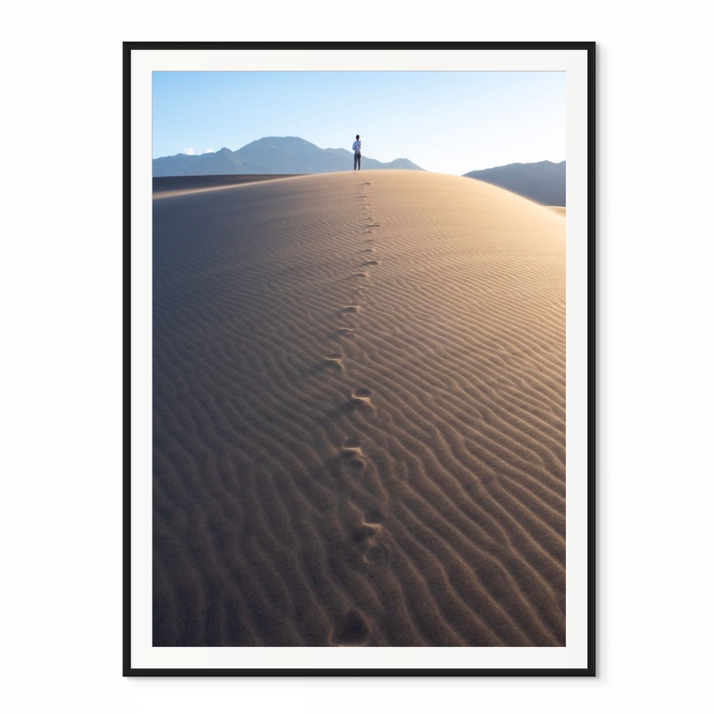 La dama y la arena. Parque Nacional Great Sand Dunes, Colorado. /50