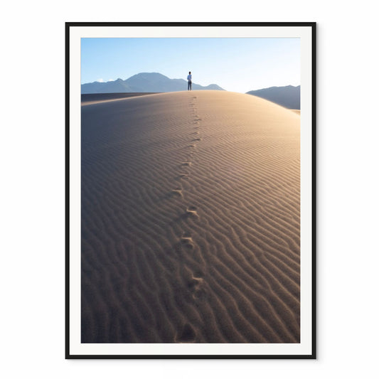 La dama y la arena. Parque Nacional Great Sand Dunes, Colorado. /50