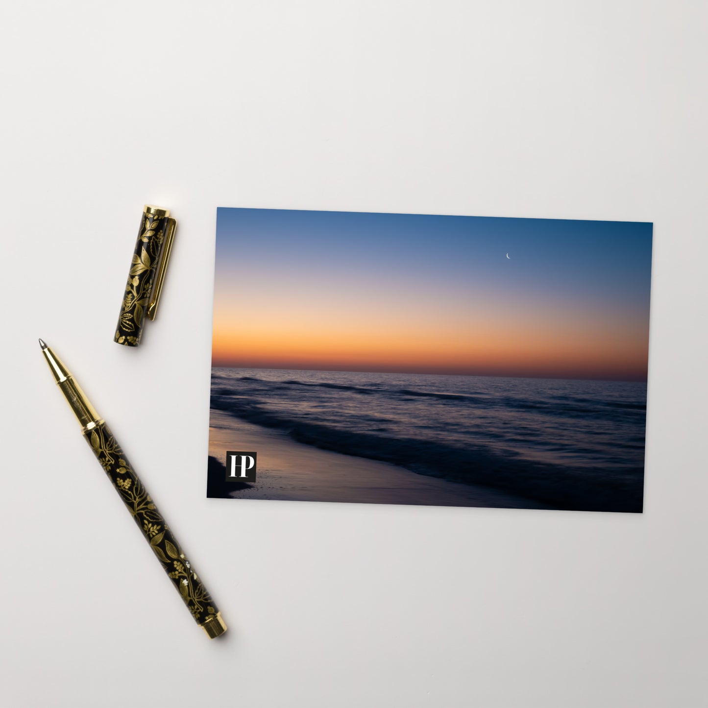 Soft Waves at Dawn Postcard