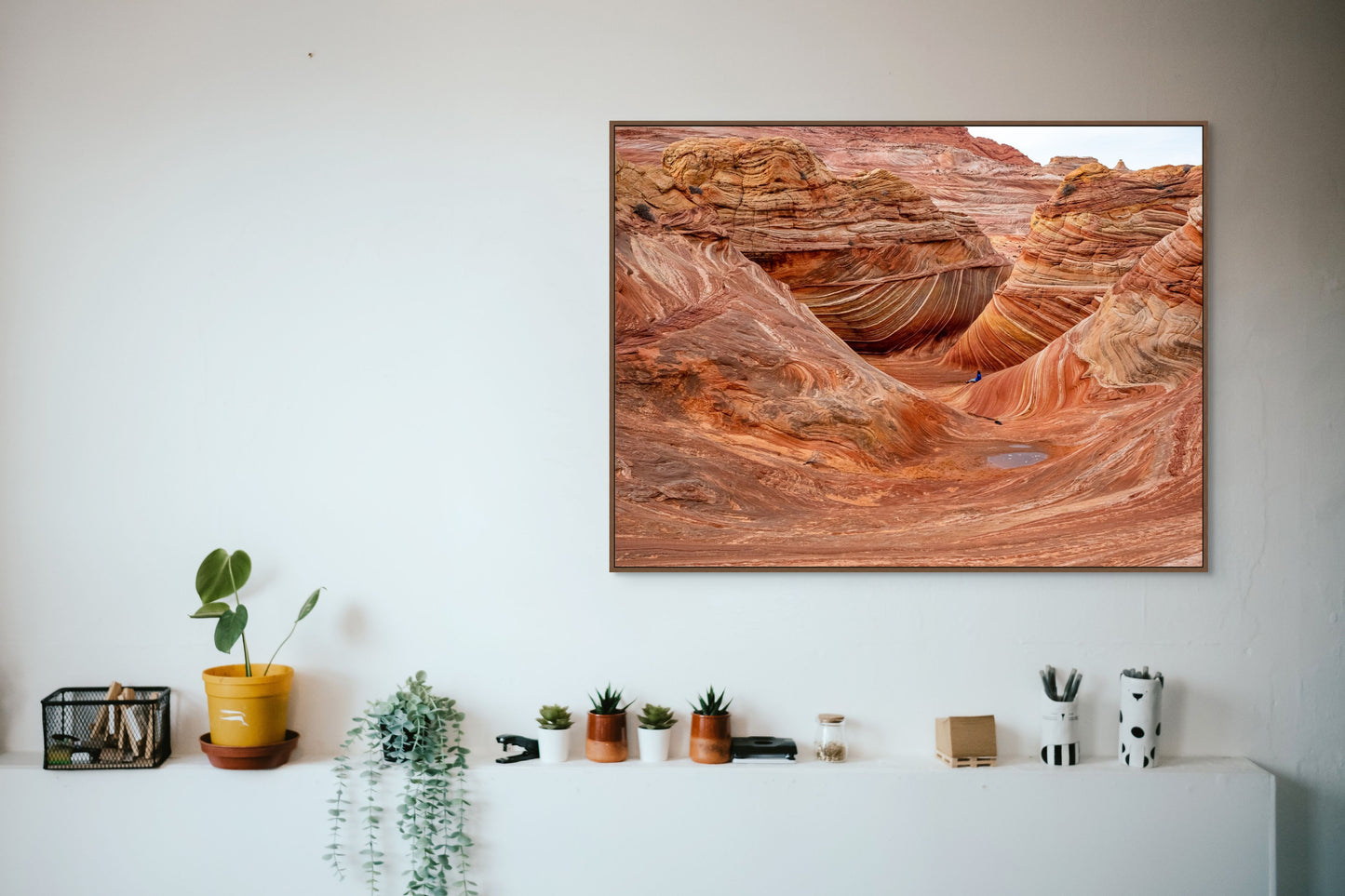 Woman Amidst Rock. The Wave, Arizona. /20